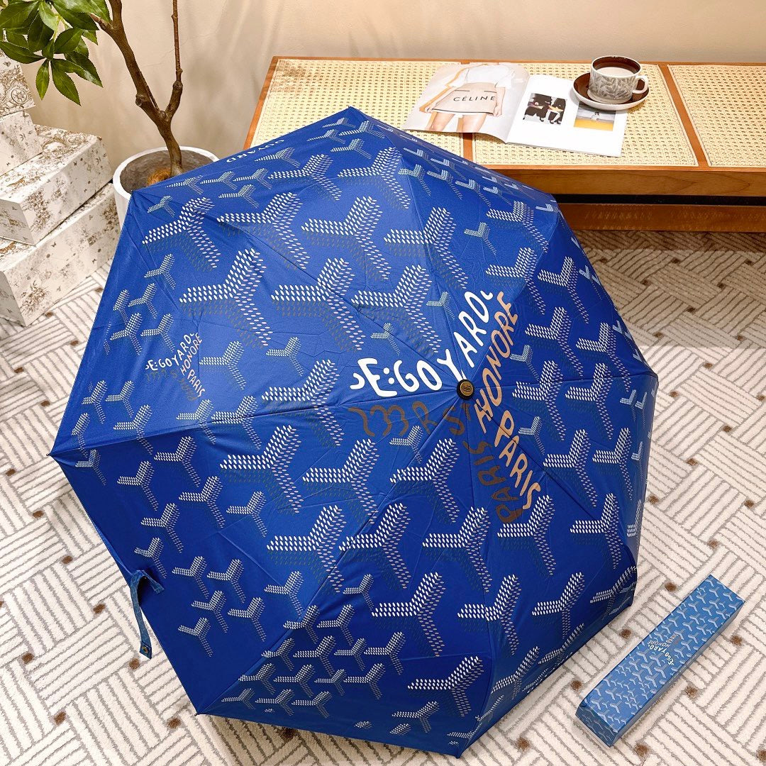 CUSTOM GOYARD RETRACTABLE UMBRELLA