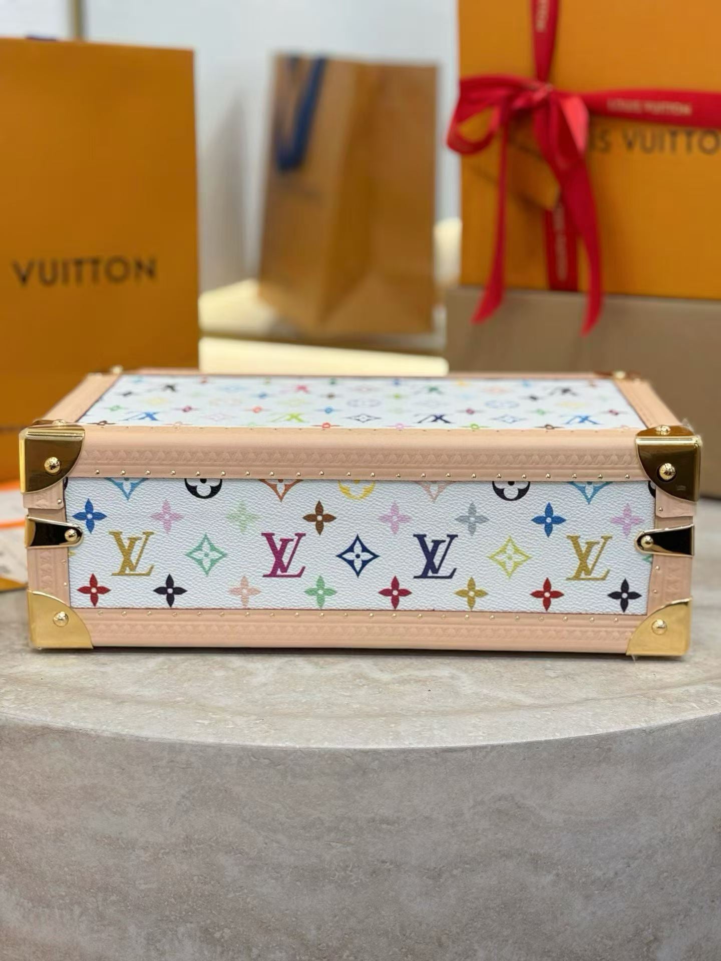 CUSTOM LV WATCH BOX (MURAKAMI)