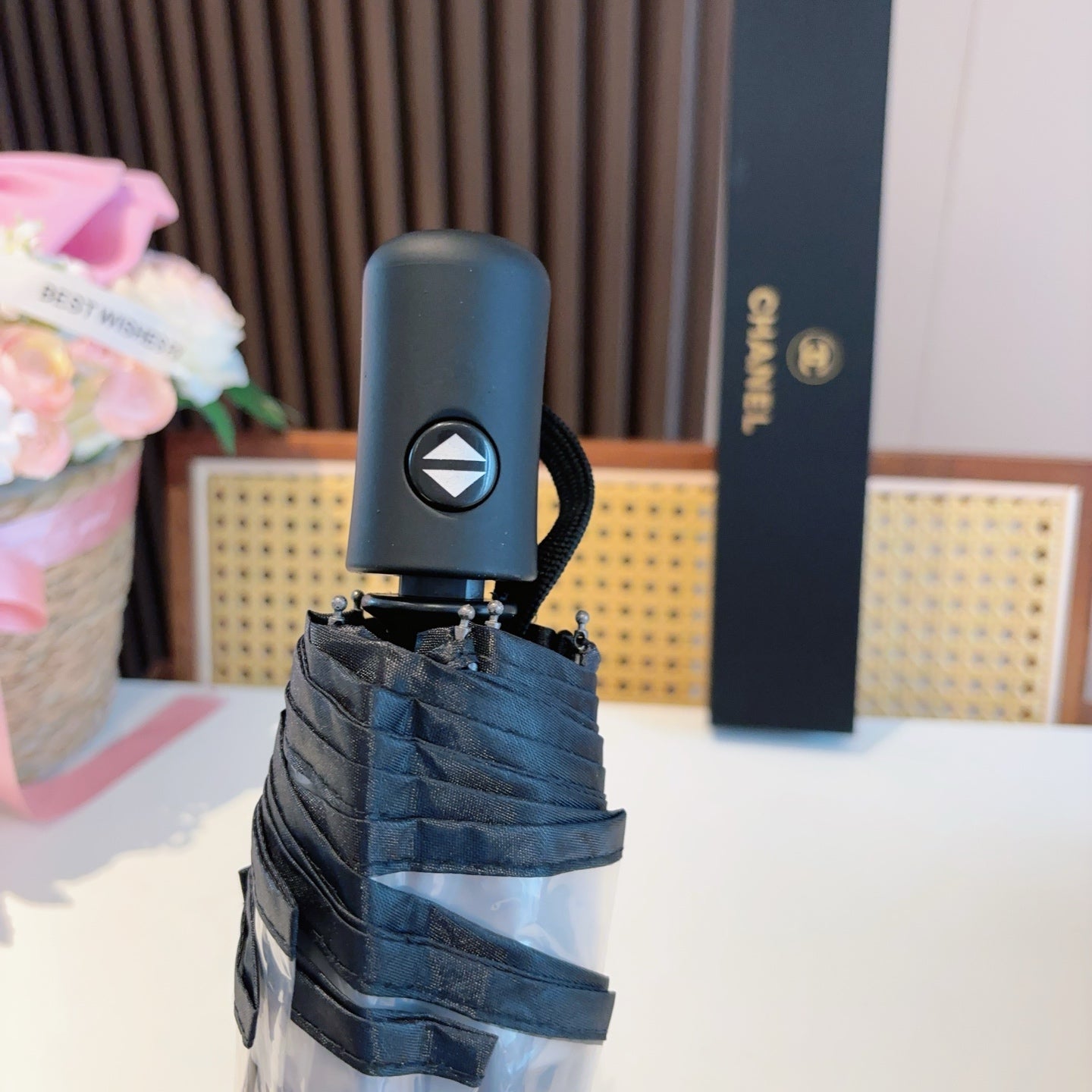 COCO TRANSPARENT RETRACTABLE UMBRELLA