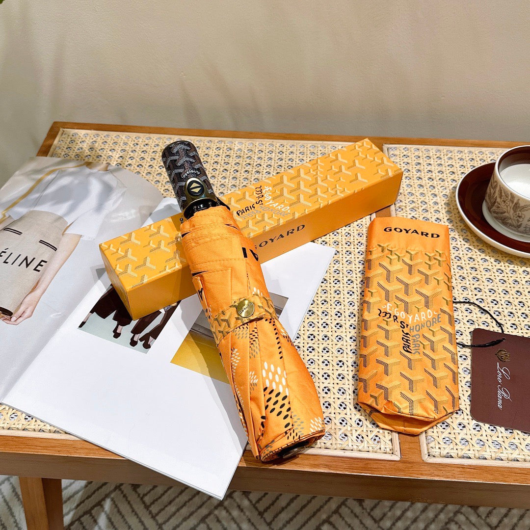CUSTOM GOYARD RETRACTABLE UMBRELLA