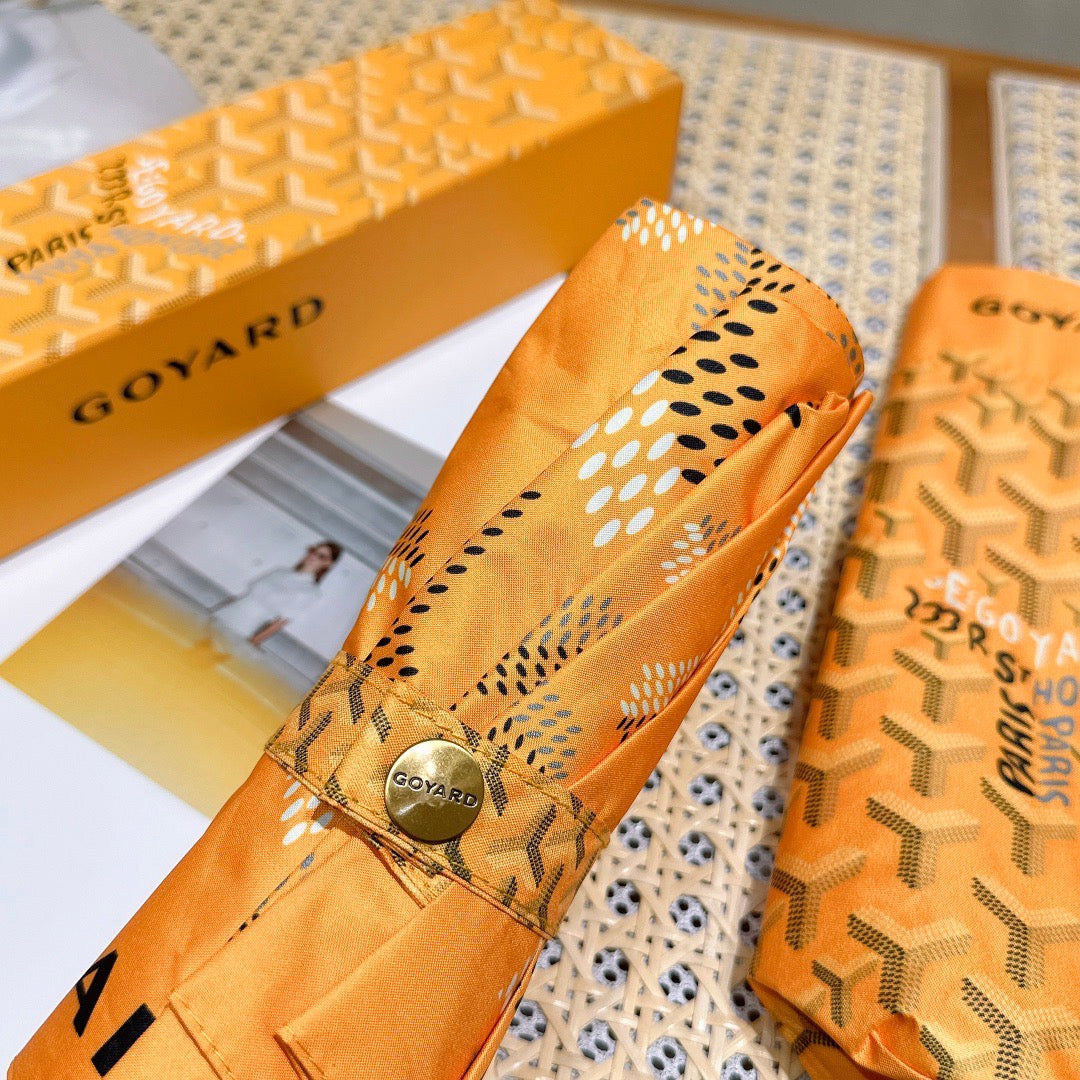 CUSTOM GOYARD RETRACTABLE UMBRELLA
