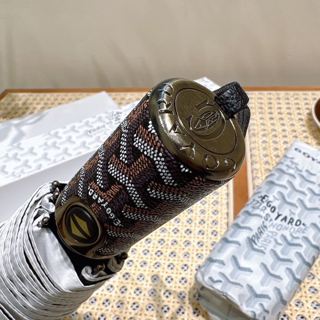 CUSTOM GOYARD RETRACTABLE UMBRELLA