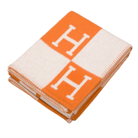 HERMES WOOL CLASSIC THROW BLANKET