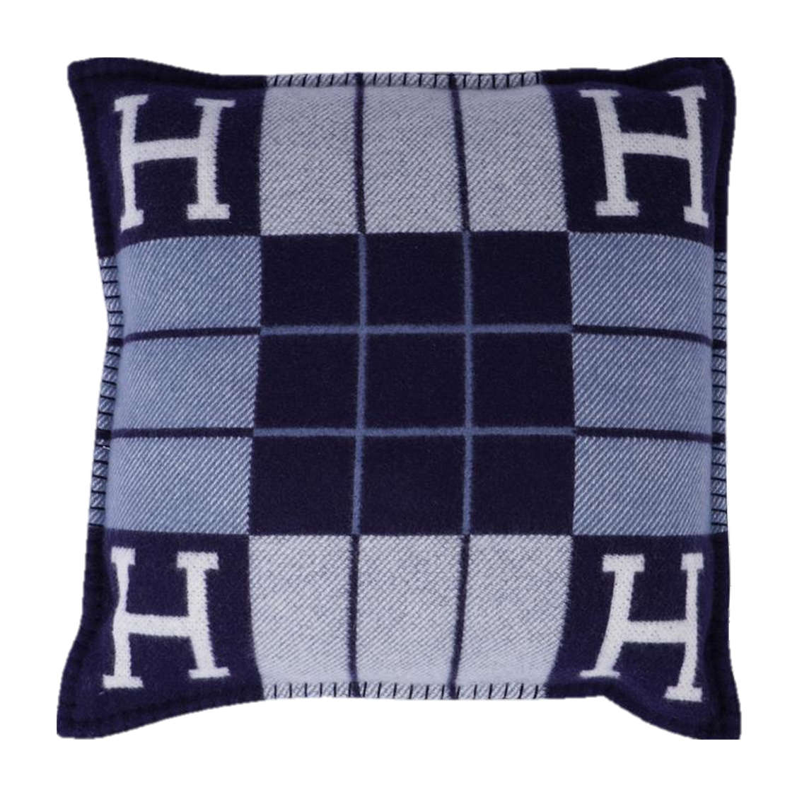 HERMES WOOL STRIPE THROW PILLOW