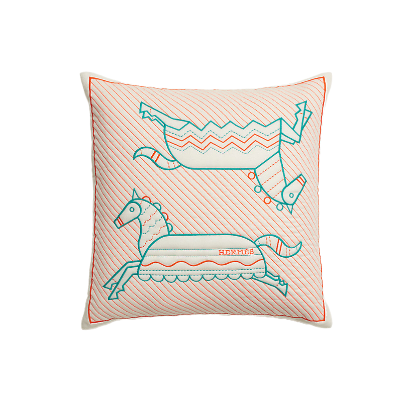 HERMES WOOL EPOPEE PILLOW