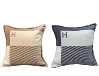 HERMES WOOL RIVIERA THROW PILLOW