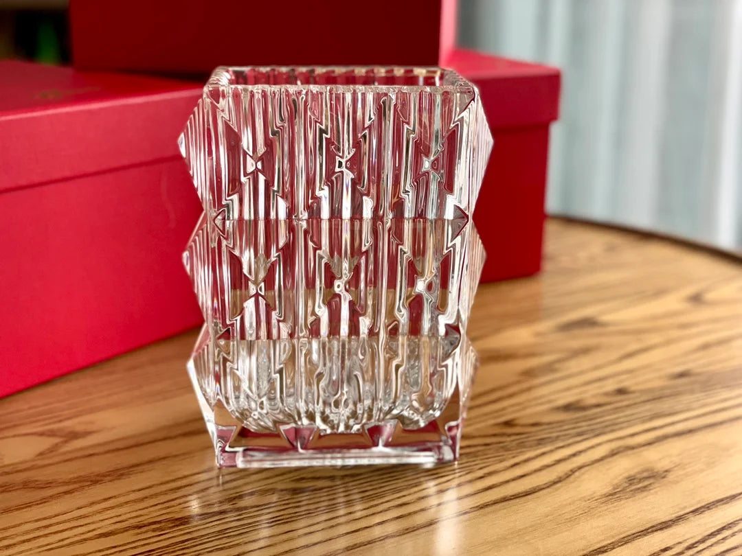 BACCARAT LOUXOR RECTANGLE FLOWER VASE