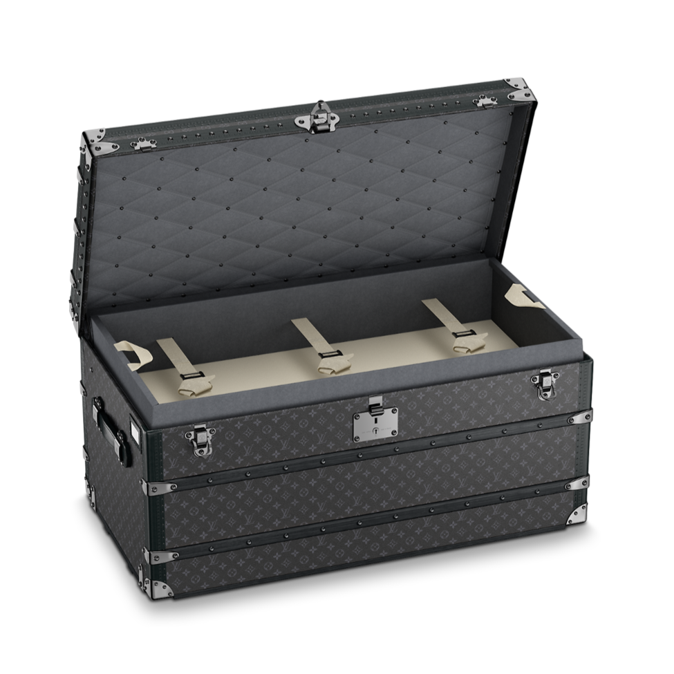 CUSTOM LV BLACK TRUNK