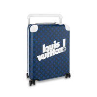 CUSTOM BLUE MONOGRAM 37L HORIZON 55 SUITCASE