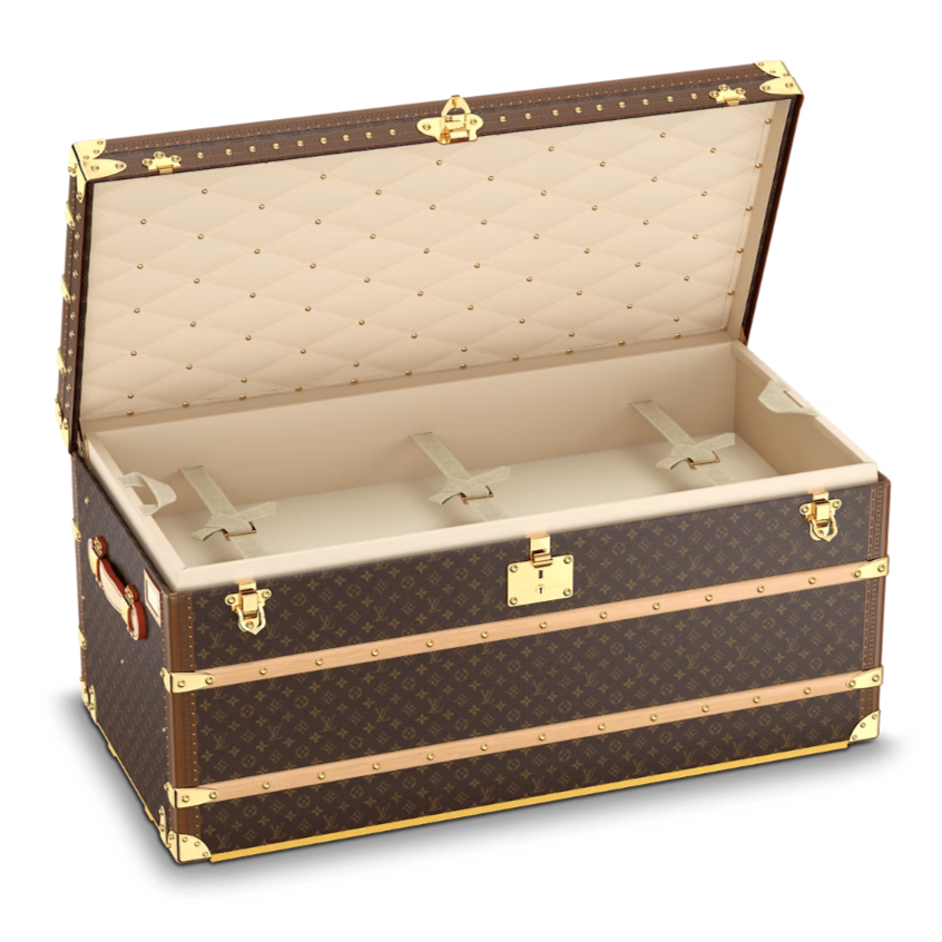 CUSTOM LV BROWN TRUNK
