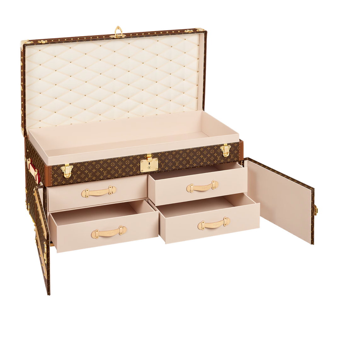 CUSTOM LV BROWN TRUNK (CABINET)
