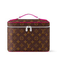 CUSTOM LV MAKE UP VANITY BAG (PINK)