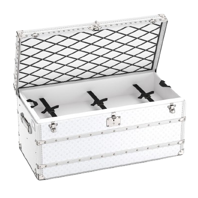 CUSTOM LV WHITE TRUNK
