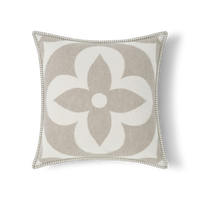 CUSTOM LV MEDALLION THROW PILLOW