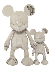 ERODED MICKEY MOUSE PLUSH