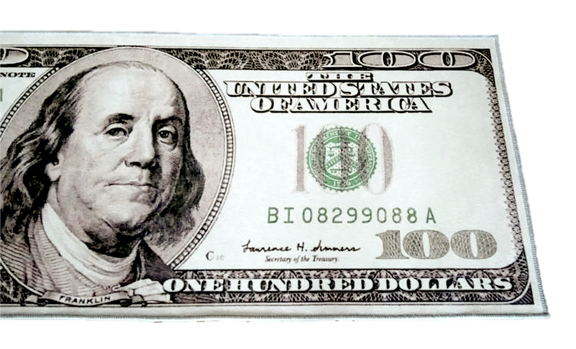 100 DOLLAR BILL RUG - THE PENTHOUSE THEORY Money