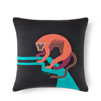 CUSTOM LV ANIMALI MONKEY PILLOW