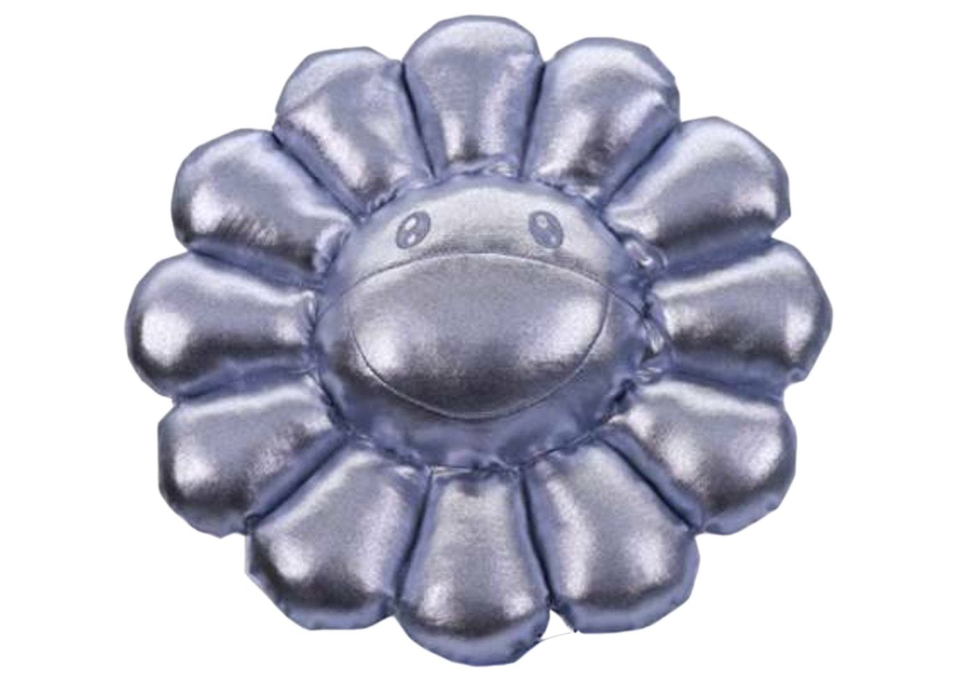 GOLD & SILVER MURAKAMI FLOWER PLUSH