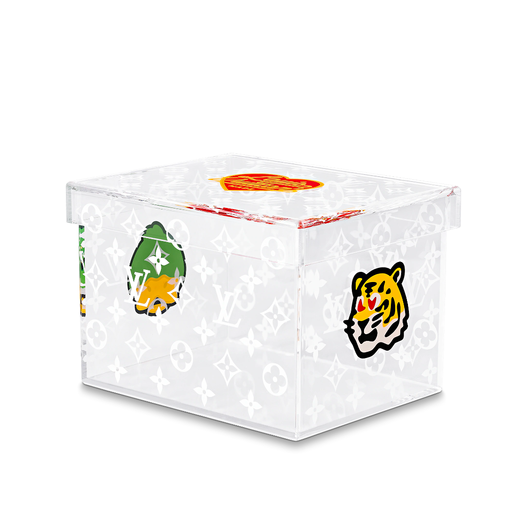 CUSTOM LV NIGO TRANSPARENT BOX