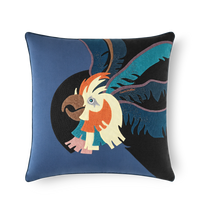 CUSTOM LV ANIMALI PARROT PILLOW