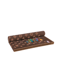 CUSTOM LV X NBA MONOGRAM THROW BLANKET