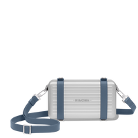 CHRISTIAN CROSS-BODY CLUTCH (BLUE)