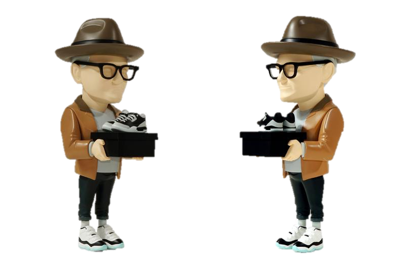 SHOE DESIGNER TINKER HATFIELD FIGURINE AUTHORS SERIES
