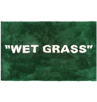 "WET GRASS" RUG